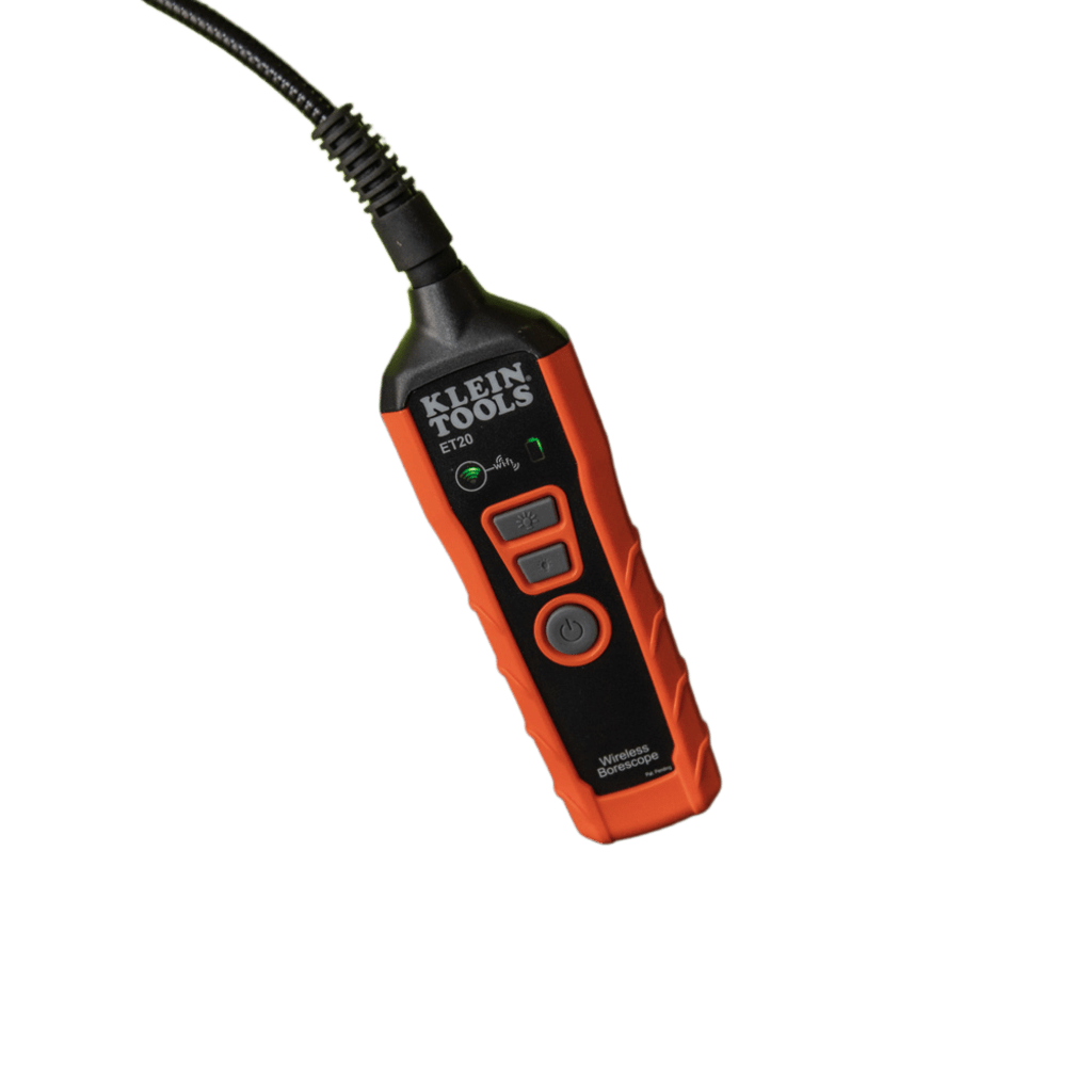 Boroscopio WiFi Klein Tools ET20, Cámara 9 mm, Cuello 1.8 m, LEDs Ajustables, IP67, Compatible Android/iOS ET20 - SILYMX