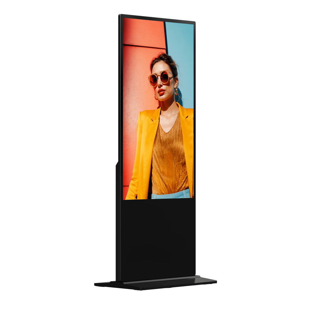 Publicidad Digital (Digital Signage)HIKVISIONDS-D6055UN-D/SPantalla Digital Signage 55" 4K Vertical Base de Piso 24/7 Android 13 Hikvision DS - D6055UN - D/S - SILYMX