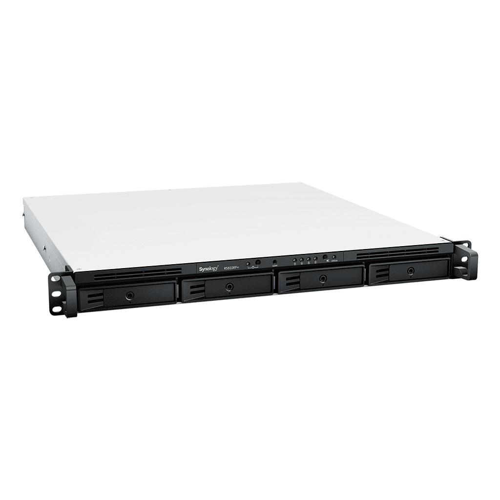 Servidor NASSYNOLOGYRS822RP+Servidor NAS RackStation 4 Bahías 1U con Energía Redundante - SYNOLOGY RS822RP+ - SILYMX