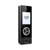 Terminal Facial Min Moe WiFi & PoE con Botón de Llamada y LECTOR DE HUELLA Exterior IP65 Tarjetas Virtuales Bluetooth con HikConnect Teams 1000 Rostros y 3,000 Huellas HIK-IA DS-K1T323MBFWX-E1 - SILYMX