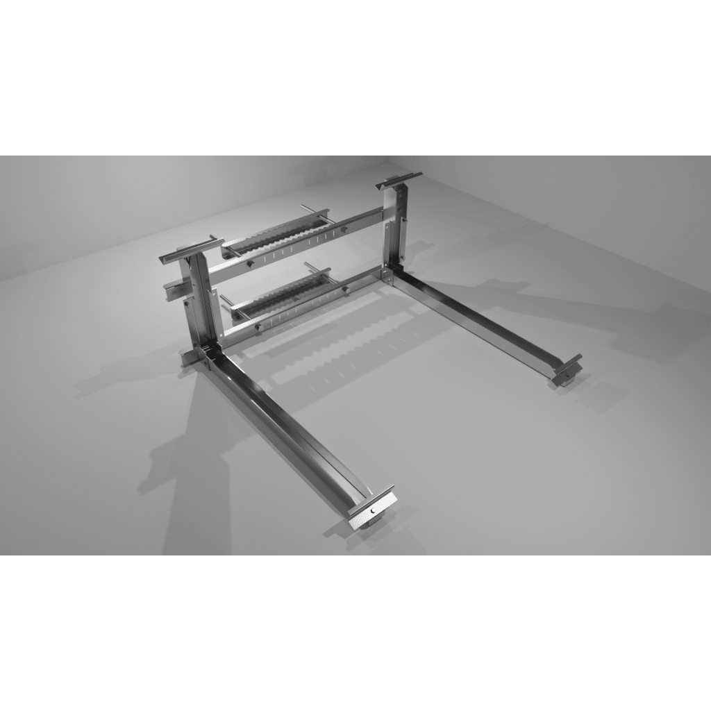 Montaje para Panel Solar de Poste para panel LR528HTH225M y batería LIPV100A EPI-MB225-V1 - SILYMX