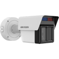 Cámara Bala IP Triple Lente DeepinView X Hikvision 4 MP + 2 MP + 2 MP Protección Perimetral 120 m Audio Bidireccional IDS-2CD7T46G2/VX3-IS