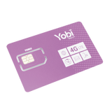 SIM Yobi 3G 4G 3.5GB Mensuales 1 Año Solo Datos Dispositivos Móviles IoT GPS YOBI SIM3GBYOBI