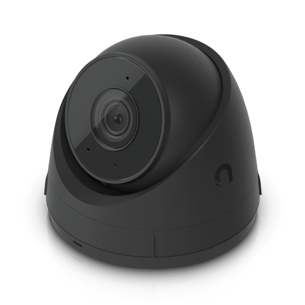 Cámara UniFi Protect G5 Turret Ultra Color Negro compacta para exterior 2K (4 MPX) ángulo 102.4° visión nocturna hasta 30mts detección de eventos micrófono POE+ UVC-G5-TURRET-ULTRA-B - SILYMX