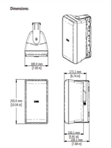 Par de Altavoces 5 Pulgadas Blancos IP65 Linea 70V y 100V 60W Bosch LB20-PC60EW-5L - Imagen 2