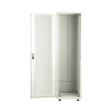 Gabinete Rack 42 Unidades / Piso 19 Pulgadas / Puerta Cristal Templado / Capacidad Carga 1000 Kg / Acero Calibres 16-18-20 / Ventilación Superior / Cerradura Seguridad, Niveladores Incluidos LINKEDPRO - Imagen 4