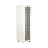 Gabinete Rack 42 Unidades / Piso 19 Pulgadas / Puerta Cristal Templado / Capacidad Carga 1000 Kg / Acero Calibres 16-18-20 / Ventilación Superior / Cerradura Seguridad, Niveladores Incluidos LINKEDPRO - Imagen 5