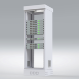Gabinete para Piso, Capacidad, 31 Unidades de Rack, Doble puerta y Postes frontales e intermedios ajustables, Color Blanco, Se envía el Gabinete Armado. LINKEDPRO BY EPCOM - Imagen 3