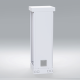 Gabinete para Piso, Capacidad, 31 Unidades de Rack, Doble puerta y Postes frontales e intermedios ajustables, Color Blanco, Se envía el Gabinete Armado. LINKEDPRO BY EPCOM - Imagen 5