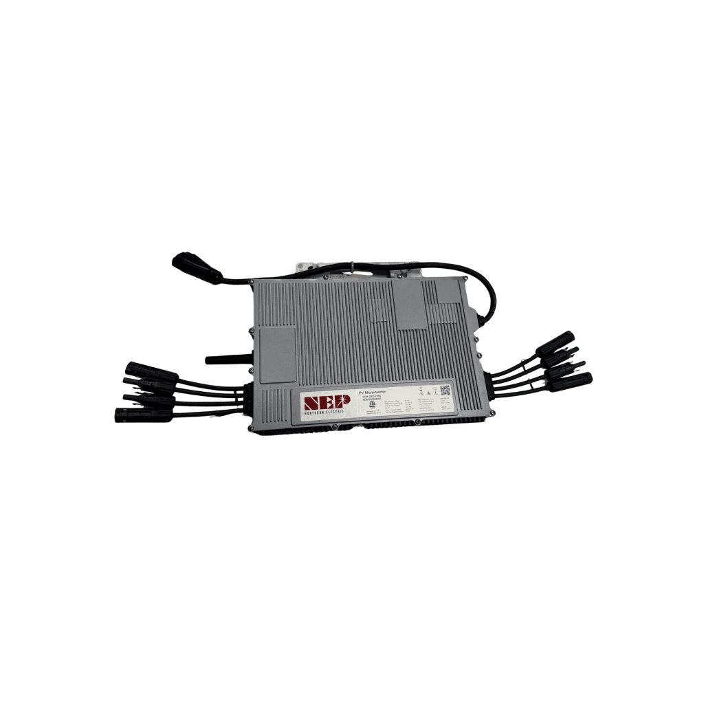 Microinversor NEP 2.25 Kw 220 Vca para Interconexión a Red Eléctrica IP67 WIFI Incuido Conexión para Cable Troncal Soporta Oversizing a 4 Módulos de Hasta 750 W BDM2000240A