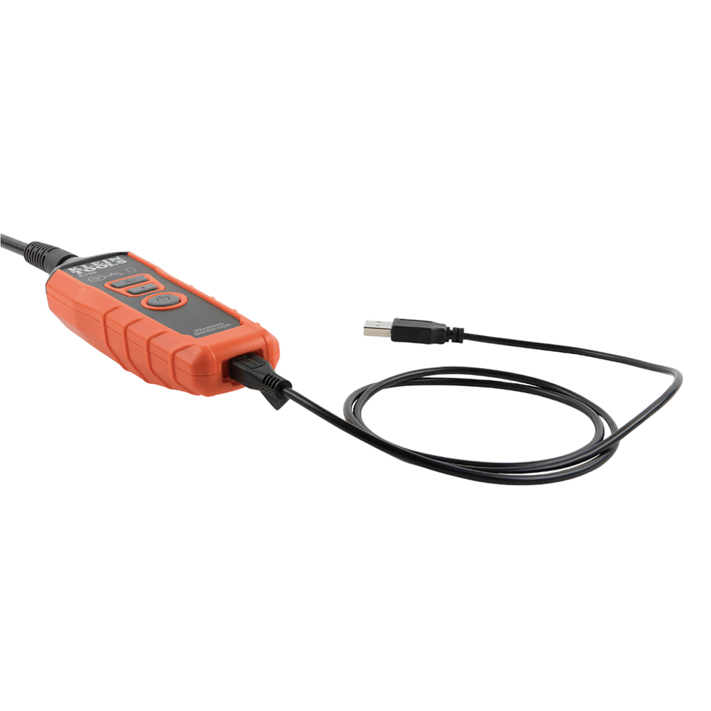 Boroscopio WiFi Klein Tools ET20, Cámara 9 mm, Cuello 1.8 m, LEDs Ajustables, IP67, Compatible Android/iOS ET20 - SILYMX