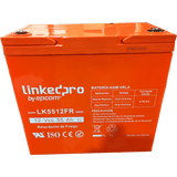 Batería AGM 12V 5.5Ah Retardante Flama UL 5 Años Alarma Acceso LINKEDPRO LK5.512FR LINKEDPRO BY EPCOM - Imagen 1