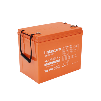 BateriasLINKEDPRO BY EPCOMLK7512FRBatería 12V 75Ah UL AGM - VRLA Vida Útil 5 Años Retardo Flama para Respaldo LINKEDPRO LK7512FR - SILYMX