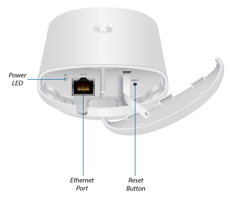 NanoStation airMAX Loco5AC CPE hasta 450 Mbps, 5 GHz (5150 - 5875 MHz), con antena integrada de 13 dBi, no incluye adaptador PoE UBIQUITI NETWORKS - Imagen 2