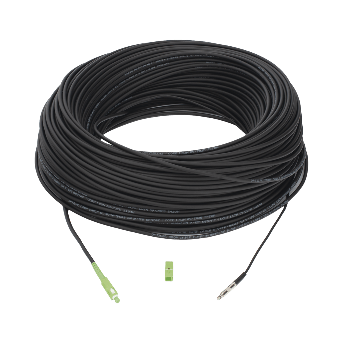 Cables Fibra ÓpticaLINKEDPRO BY EPCOMLP-150-SCACable Fibra Óptica Drop 150m (492ft) Monomodo G657A2 SC/APC Simplex OSP LINKEDPRO LP - 150 - SCA - SILYMX
