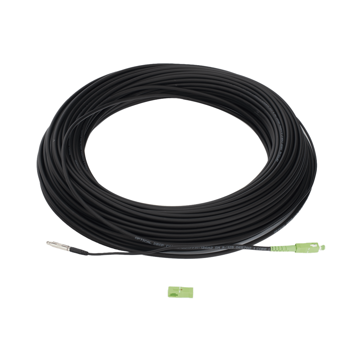 Cables Fibra ÓpticaLINKEDPRO BY EPCOMLP-50-SCACable Fibra Optica Drop Monomodo 50m (164ft) G.657.A2 SC/APC Simplex Intemperie LINKEDPRO LP - 50 - SCA - SILYMX