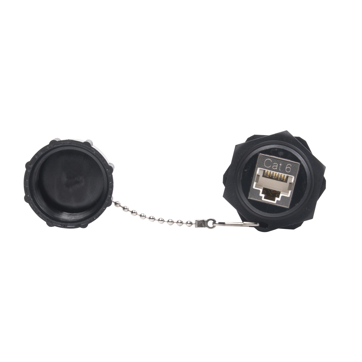Acoplador Industrial RJ45 RJ45 Categoria 6 Blindado IP67 Waterproof Resistente Agua 750 Ciclos LINKEDPRO LP-C6WP-CP LINKEDPRO BY EPCOM - Imagen 1