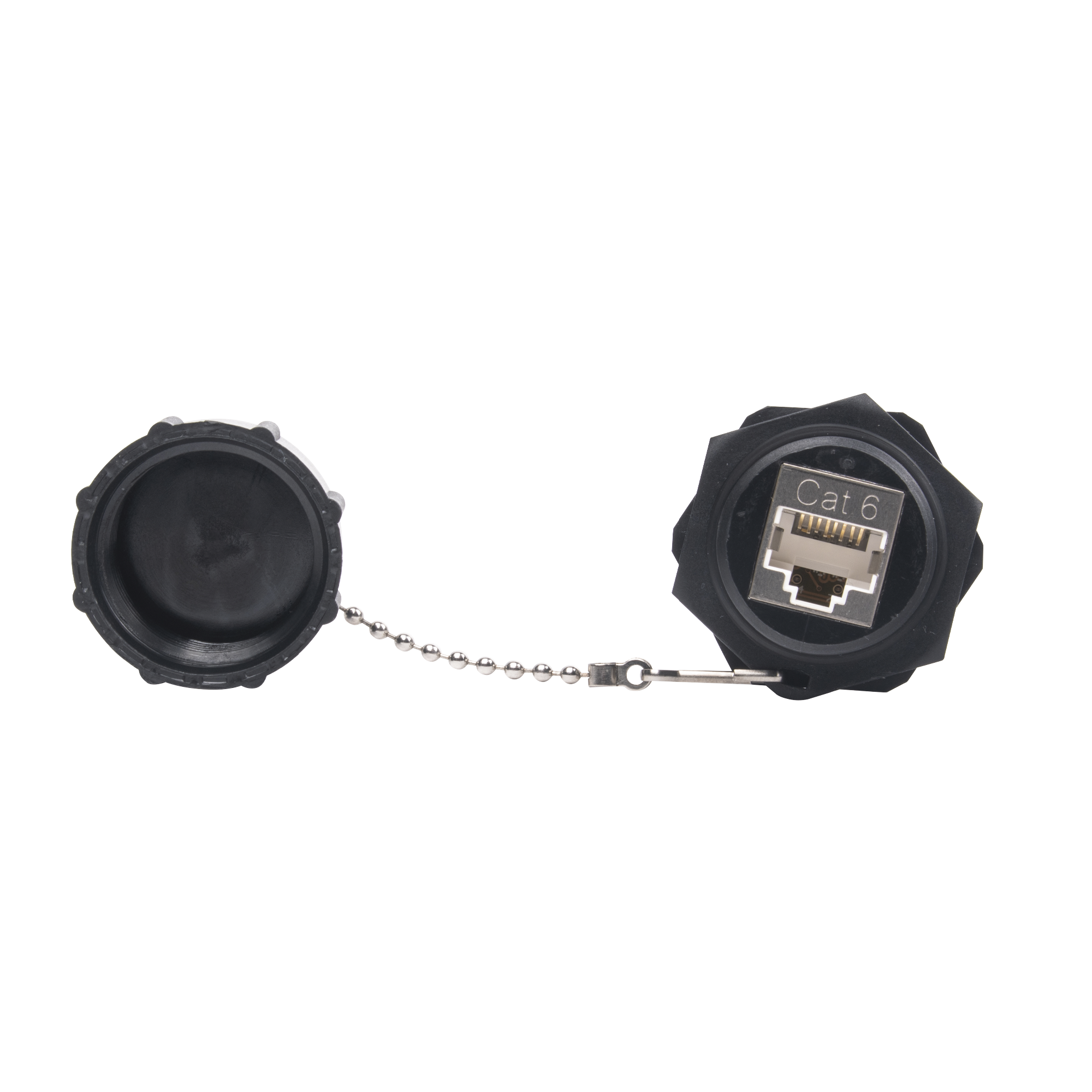 Acoplador Industrial RJ45 RJ45 Categoria 6 Blindado IP67 Waterproof Resistente Agua 750 Ciclos LINKEDPRO LP-C6WP-CP LINKEDPRO BY EPCOM - Imagen 1