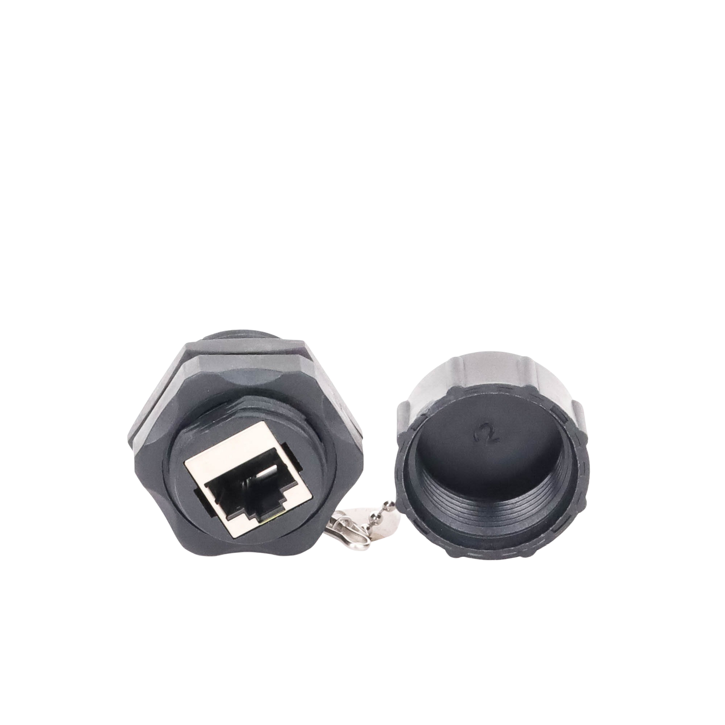 Acoplador Industrial RJ45 RJ45 Categoria 6 Blindado IP67 Waterproof Resistente Agua 750 Ciclos LINKEDPRO LP-C6WP-CP LINKEDPRO BY EPCOM - Imagen 2
