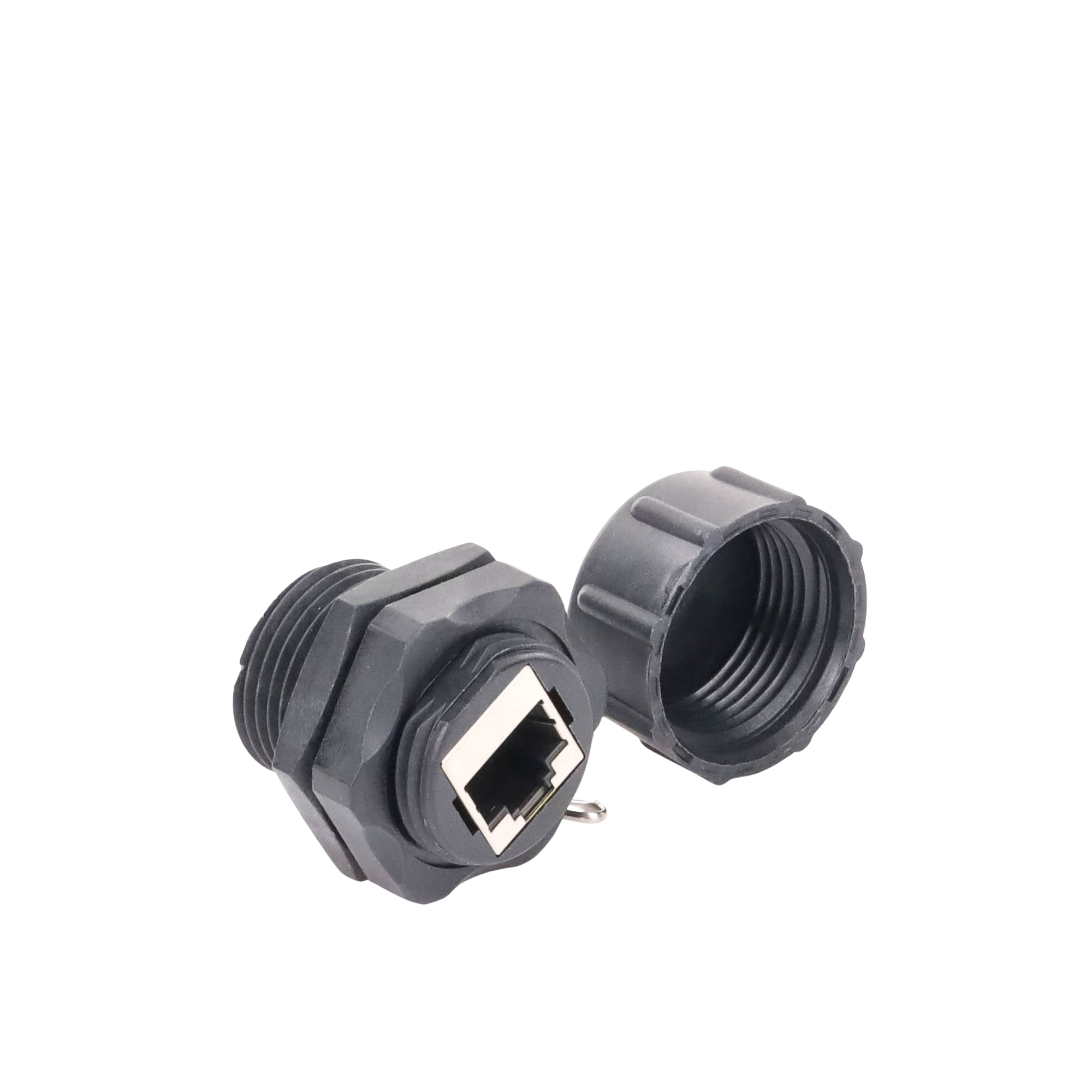 Acoplador Industrial RJ45 RJ45 Categoria 6 Blindado IP67 Waterproof Resistente Agua 750 Ciclos LINKEDPRO LP-C6WP-CP LINKEDPRO BY EPCOM - Imagen 3
