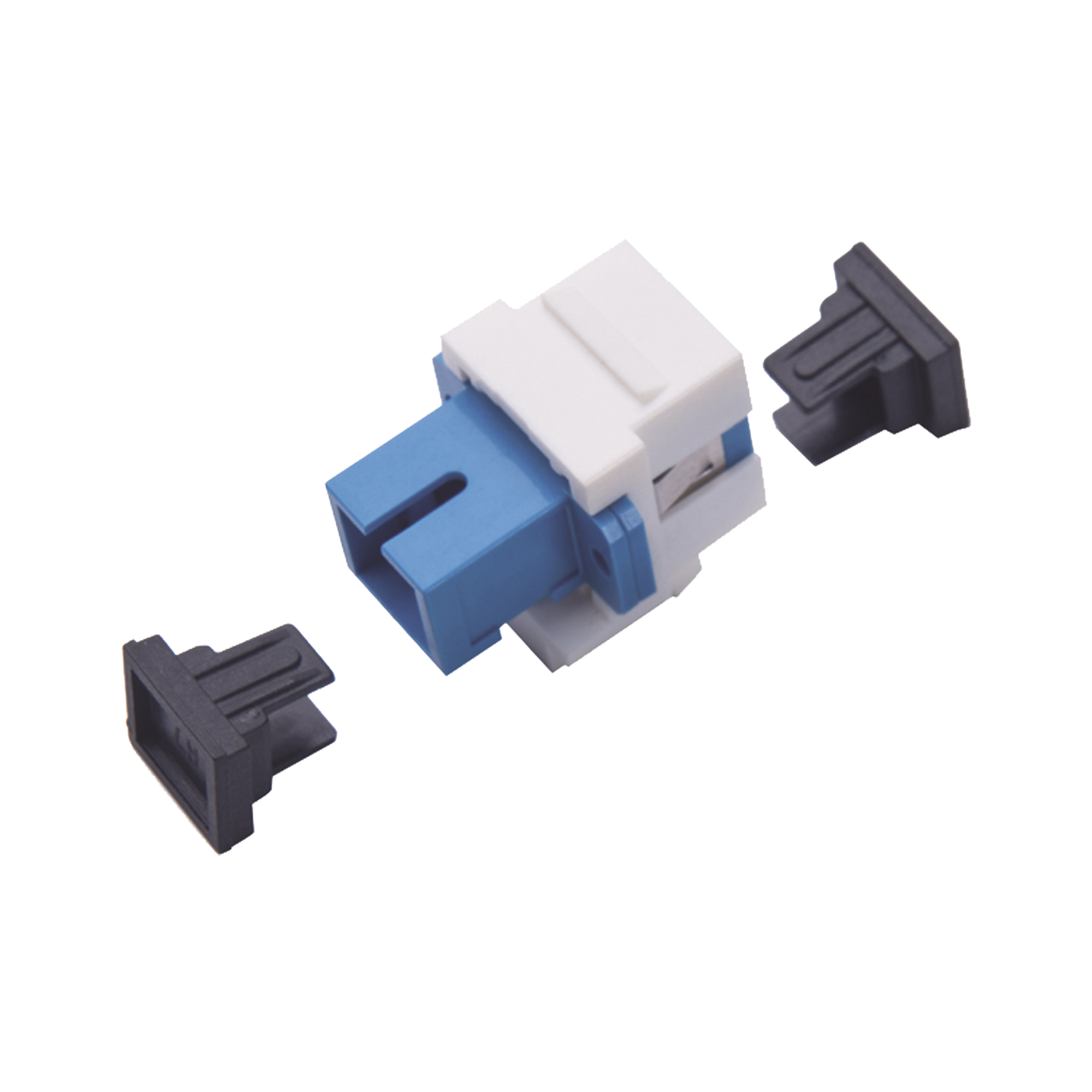 Acoplador Keystone Fibra Optica Monomodo SC PC Simplex Conector Adaptador Baja Perdida - LINKEDPRO LP-FO-AD-6126 LINKEDPRO BY EPCOM - Imagen 1