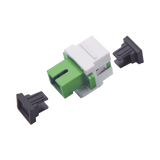 Acoplador Keystone Fibra Optica Monomodo SC APC Simplex Adaptador Conector Profesional - LINKEDPRO LP-FO-AD-6150 LINKEDPRO BY EPCOM - Imagen 1