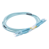 Jumper de Fibra Óptica / Multimodo OM3 50/125 / LC-LC Dúplex / OFNR Riser / 2.0 mm / 2 m (6.56 ft) / Aqua LINKEDPRO BY EPCOM - Imagen 3