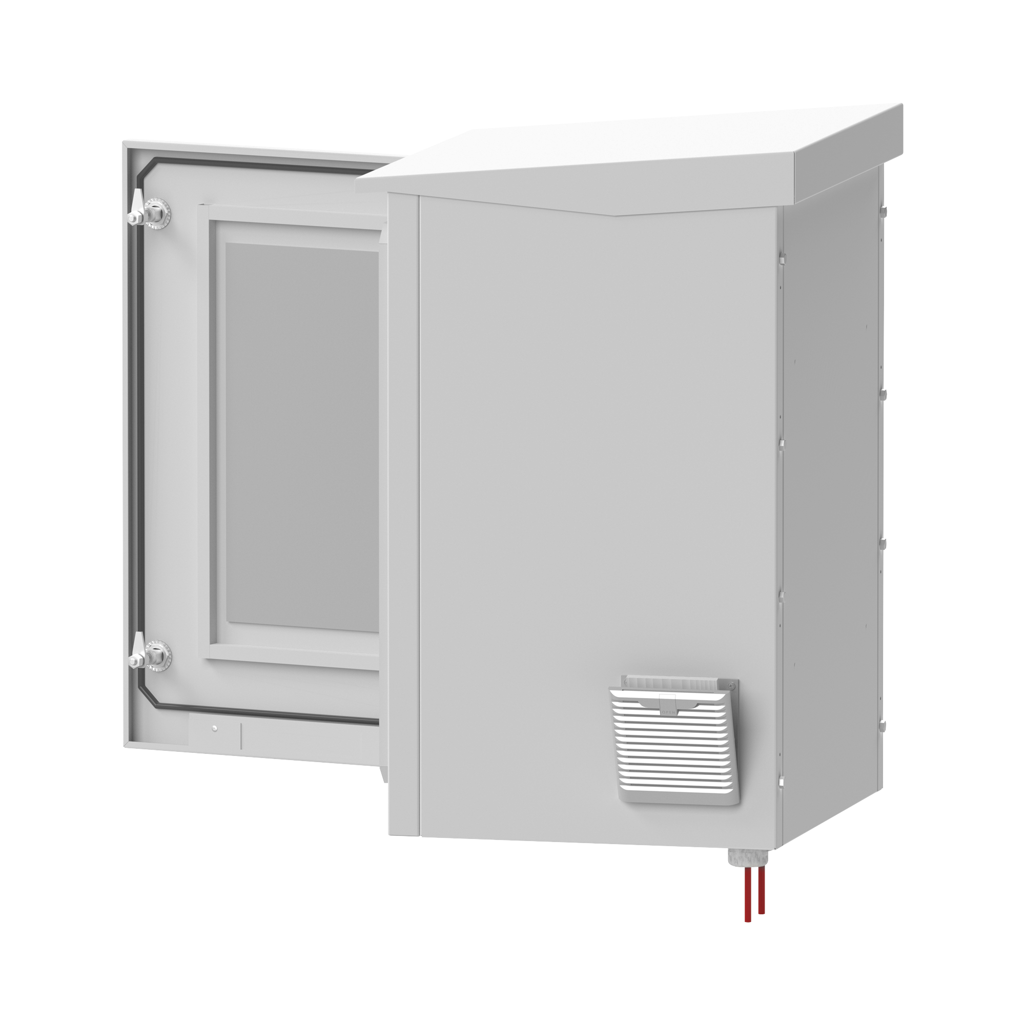 Gabinete De Exterior Con Rack De 19" De 24U Con Ventiladores Y Termostato (Montaje A Poste O Torre Se Vende Por Separado) LINKEDPRO BY EPCOM - Imagen 2