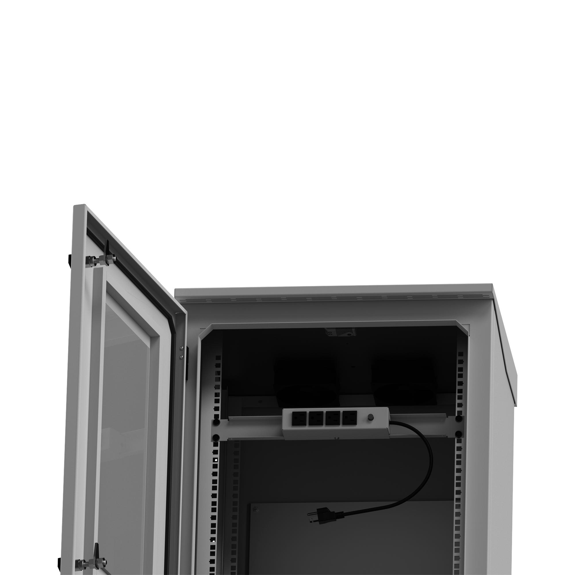 Gabinete De Exterior Con Rack De 19" De 24U Con Ventiladores Y Termostato (Montaje A Poste O Torre Se Vende Por Separado) LINKEDPRO BY EPCOM - Imagen 6