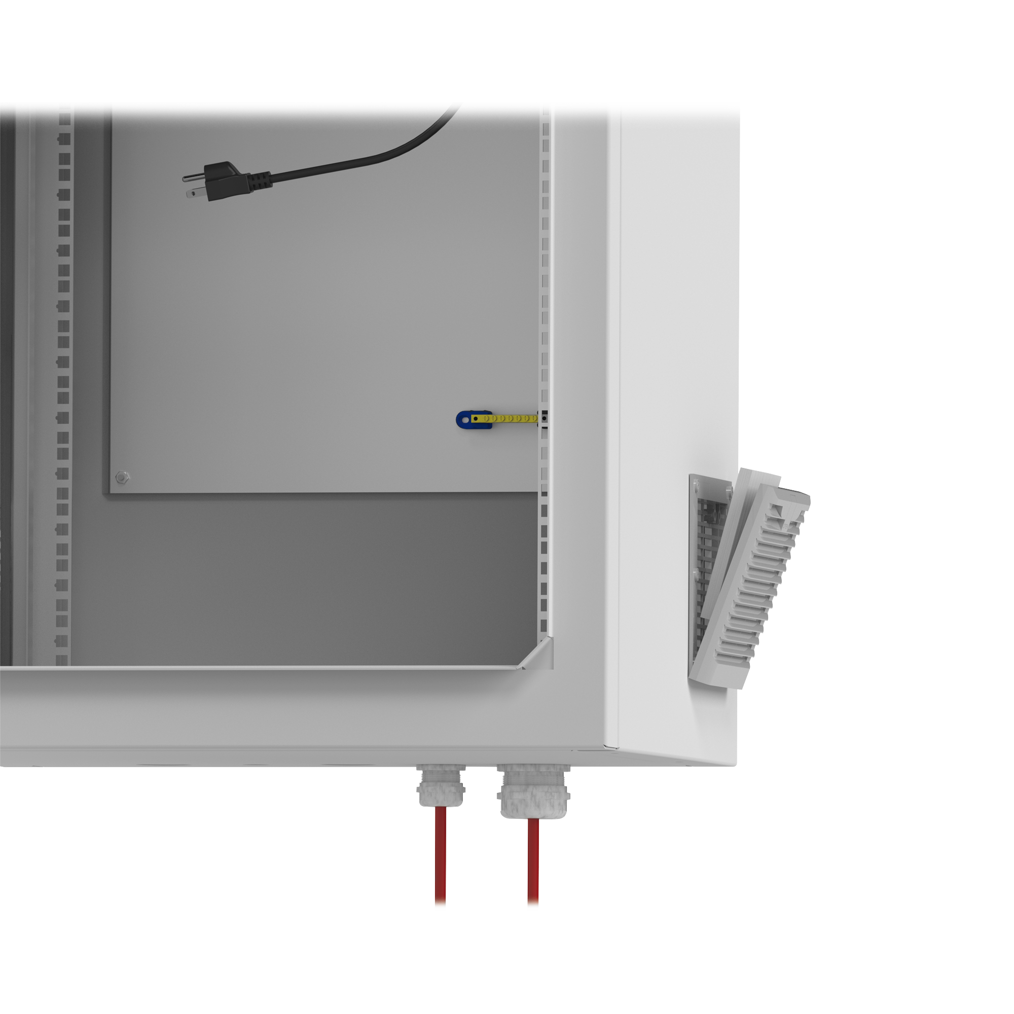 Gabinete De Exterior Con Rack De 19" De 24U Con Ventiladores Y Termostato (Montaje A Poste O Torre Se Vende Por Separado) LINKEDPRO BY EPCOM - Imagen 7