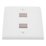 Placa de pared de 2 puertos, Keystone, Color Blanco LINKEDPRO BY EPCOM - Imagen 2