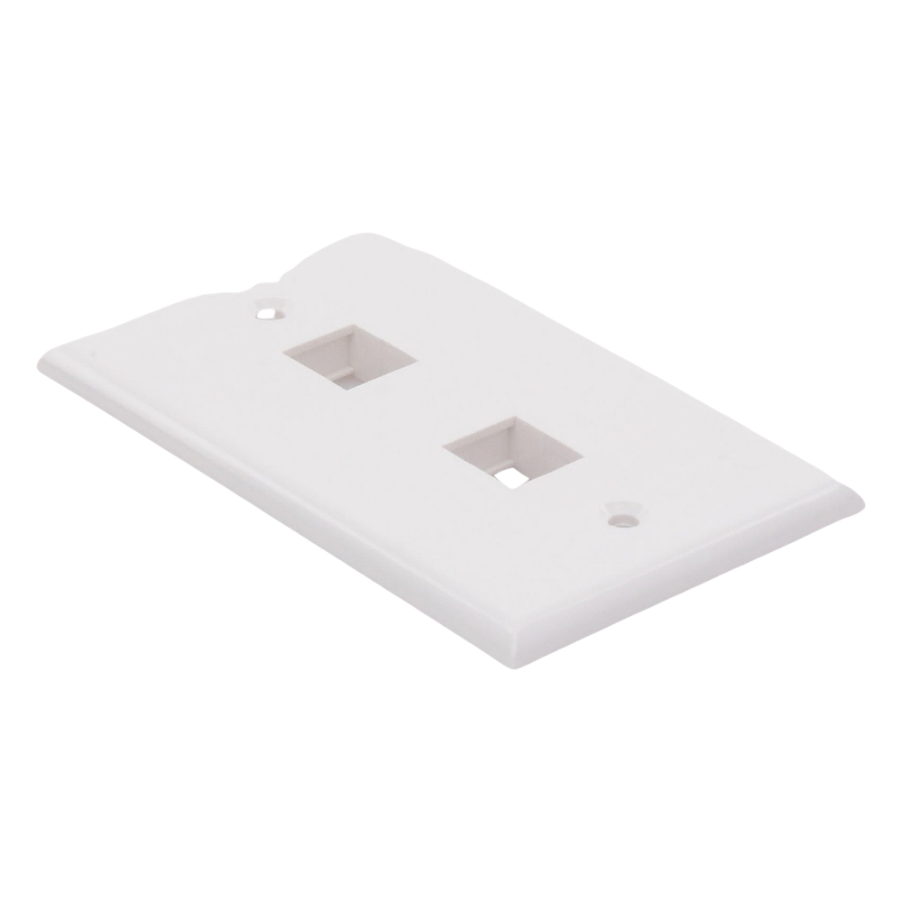 Placa de pared de 2 puertos, Keystone, Color Blanco LINKEDPRO BY EPCOM - Imagen 4