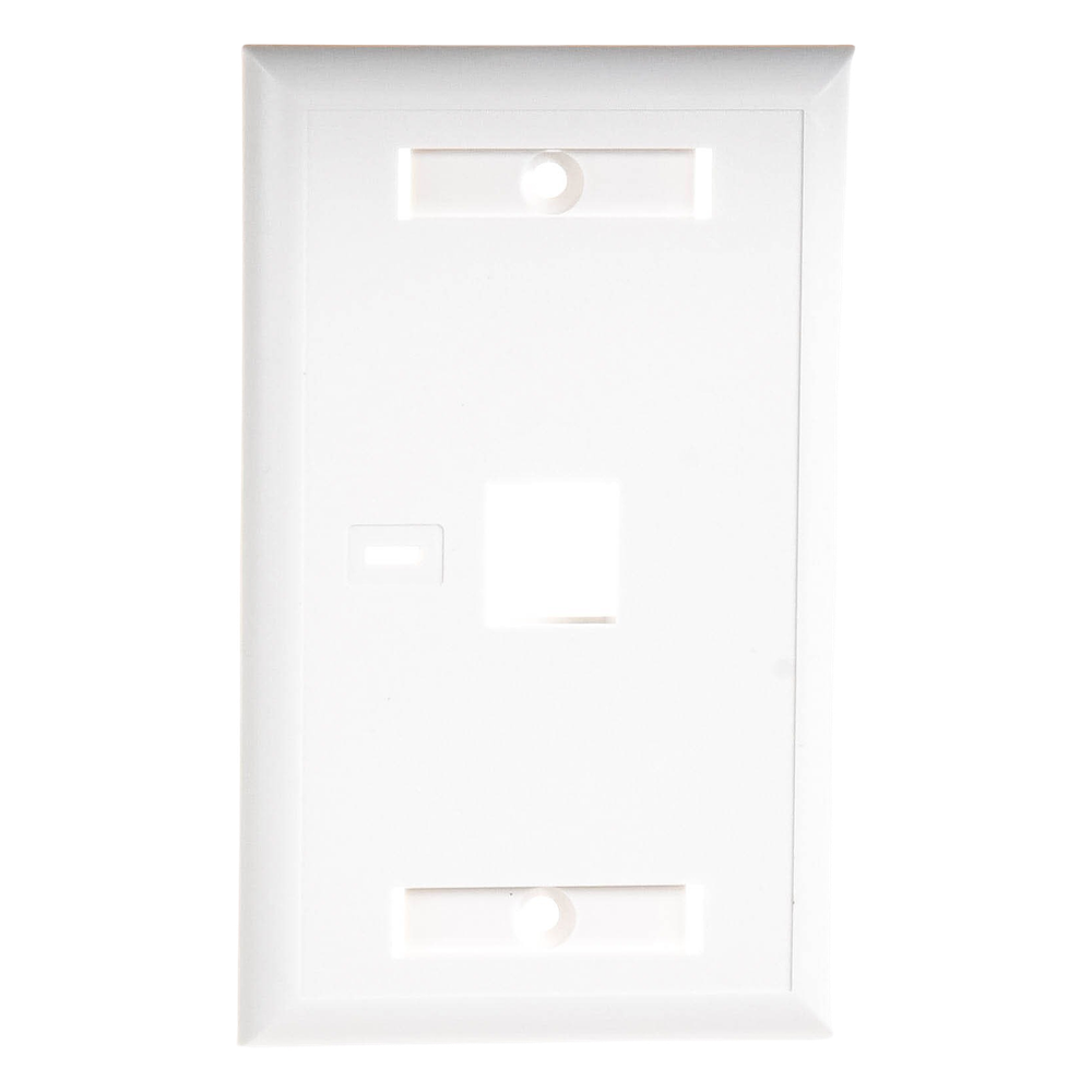 Placa de Pared / 1 Puerto Keystone / 70 x 115 mm (2.75' x 4.52') / UL 94V-0 / Blanco LINKEDPRO BY EPCOM - Imagen 3