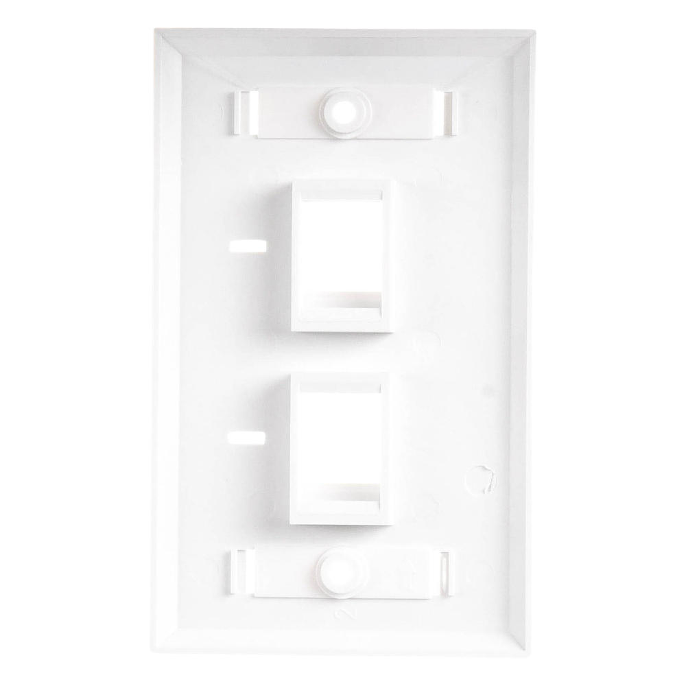 Placa de Pared Keystone / 2 Puertos / Vertical / Policarbonato Retardante de Flama / Espacio para Etiqueta LINKEDPRO BY EPCOM - Imagen 3