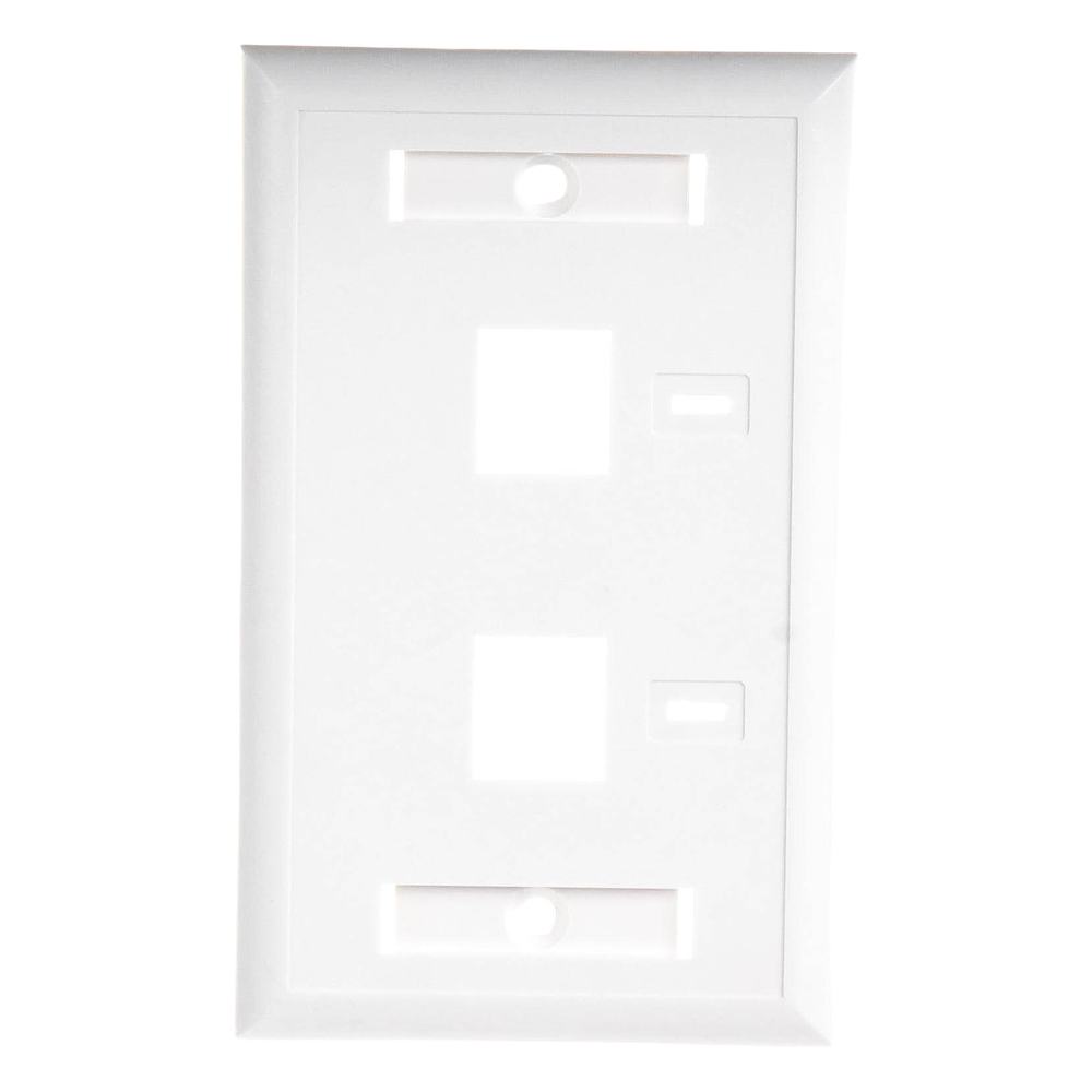 Placa de Pared Keystone / 2 Puertos / Vertical / Policarbonato Retardante de Flama / Espacio para Etiqueta LINKEDPRO BY EPCOM - Imagen 4