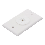 Placa de Pared / Orificio con Grommet / Montaje Vertical / ABS Blanco LINKEDPRO BY EPCOM - Imagen 4