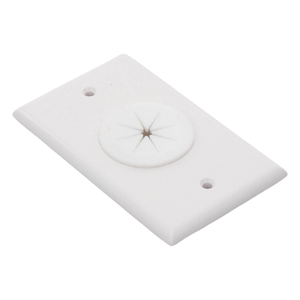 Placa de Pared / Orificio con Grommet / Montaje Vertical / ABS Blanco LINKEDPRO BY EPCOM - Imagen 6