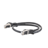 Cable de parcheo FTP Cat6 - 0.5 m - negro LINKEDPRO BY EPCOM - Imagen 1