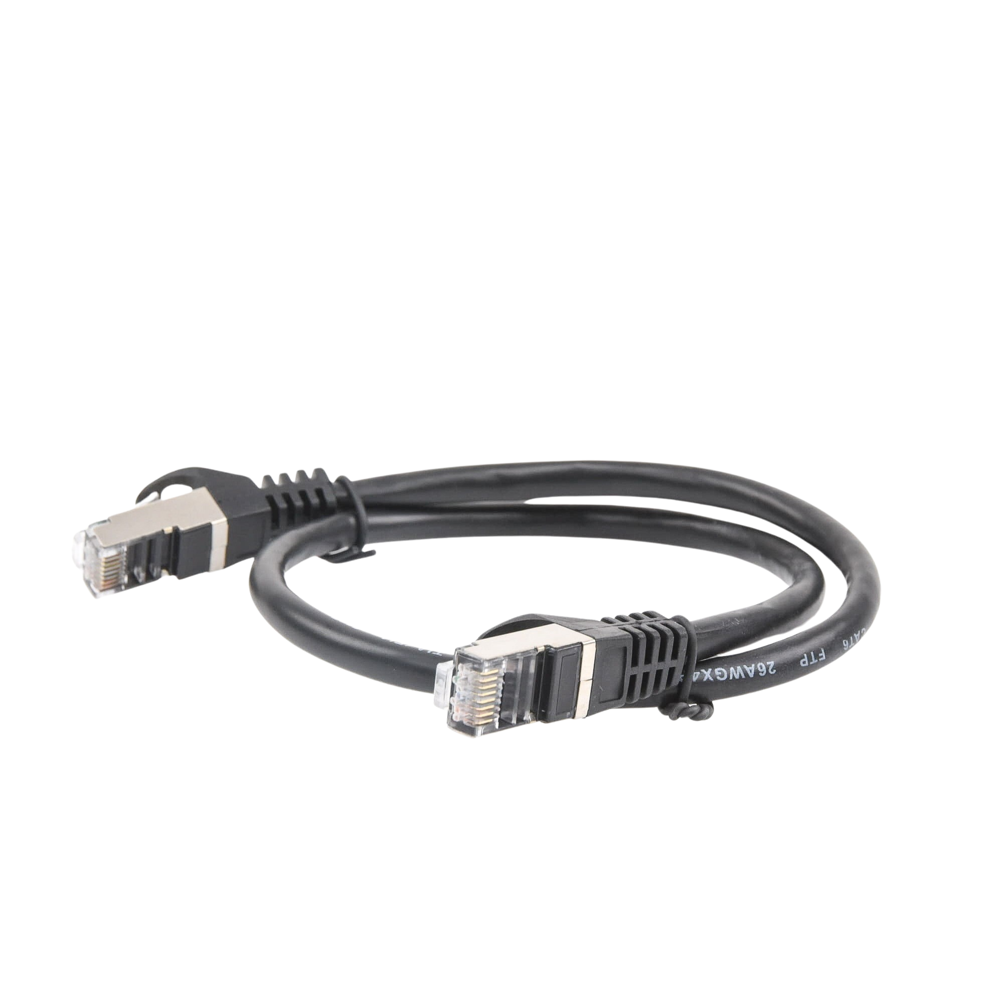 Cable de parcheo FTP Cat6 - 0.5 m - negro LINKEDPRO BY EPCOM - Imagen 1