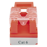 Módulo Jack Keystone Cat6 con terminación 110 (Punchdown) para faceplate Color Rojo LP-KJ-601-RD LINKEDPRO BY EPCOM - Imagen 1