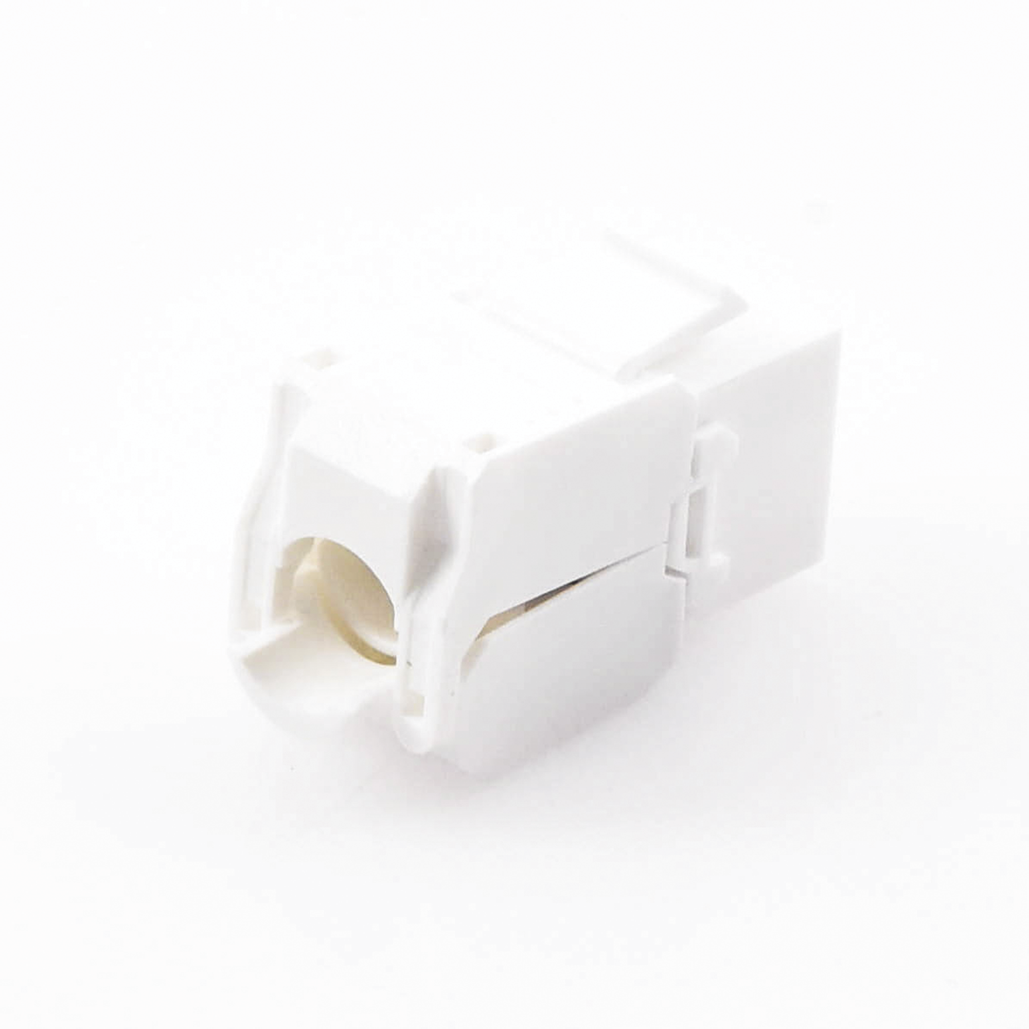 Módulo Jack Keystone Cat6A (Toolless), con Terminación en Ángulo 180 Grados Color Blanco, Compatible con Faceplate y Patchpanel Linkedpro LINKEDPRO BY EPCOM - Imagen 1