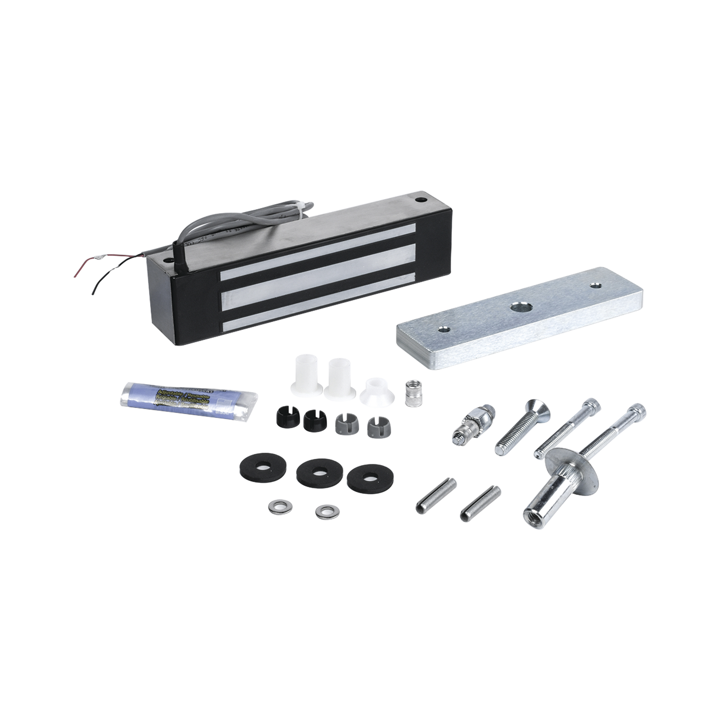 600 lbs Chapa Magnética M32/ Garantía de Por Vida/ Completamente Sellado para intemperie/ UL SECURITRON-ASSA ABLOY - Imagen 2