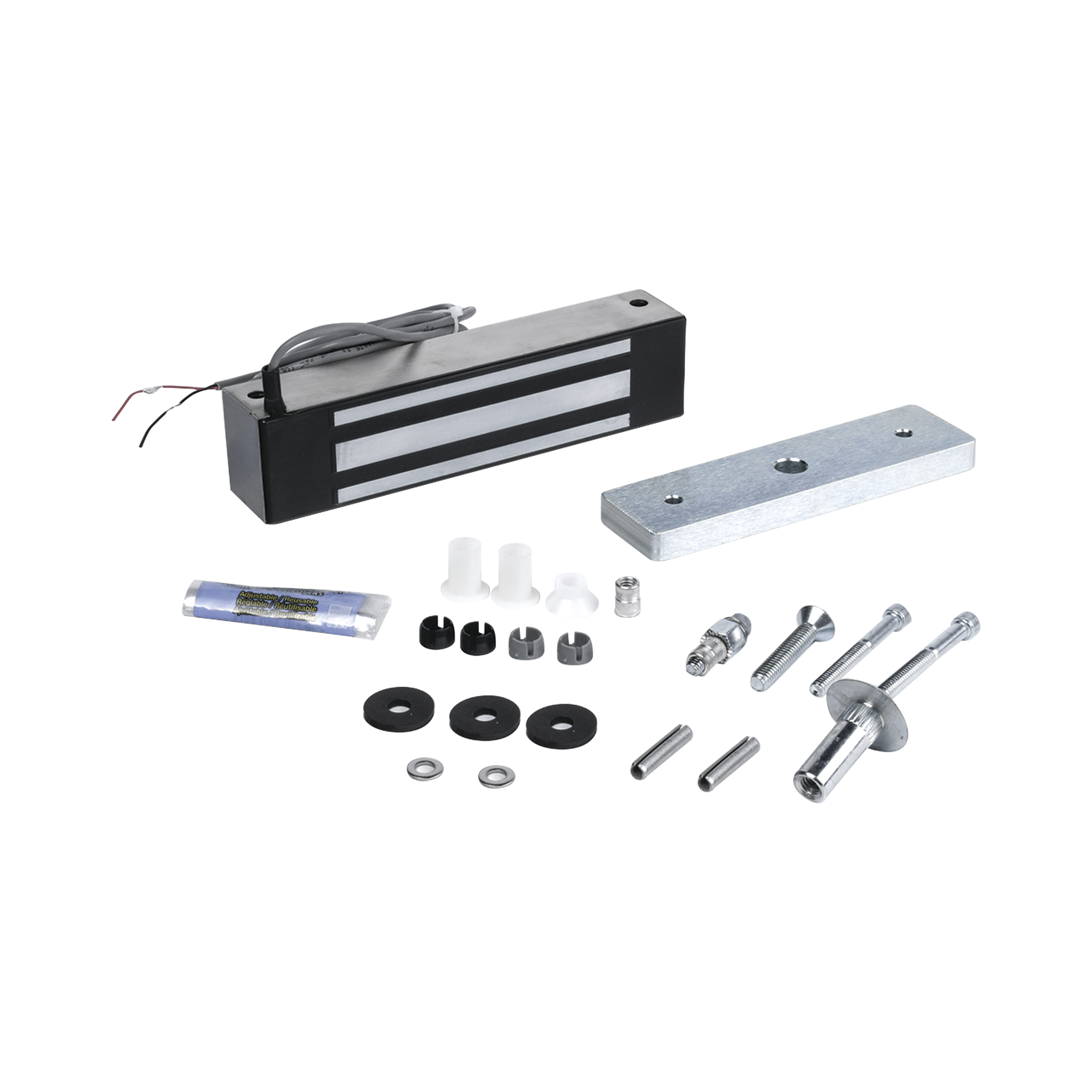600 lbs Chapa Magnética M32/ Garantía de Por Vida/ Completamente Sellado para intemperie/ UL SECURITRON-ASSA ABLOY - Imagen 2