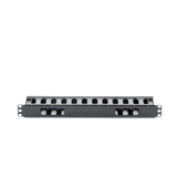 Organizador de Cables Horizontal de 1U para Rack de 19", Fabricado en Polímero Resistente a Deformaciones y Rayones LINKEDPRO BY EPCOM - Imagen 1