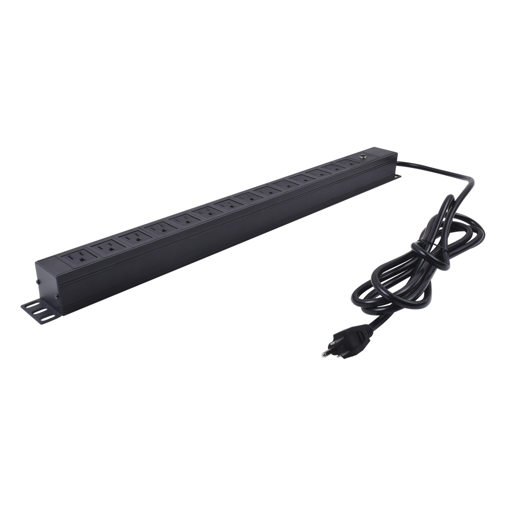 PDU Vertical 14 Tomas NEMA 5-15R 125V Monofásico Rack 650mm (25.6in) Cable 1.9m (6.2ft) LINKEDPRO BY EPCOM LP-PDU-14C-125V - Imagen 1