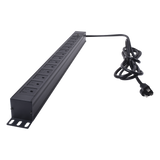 PDU Vertical 14 Tomas NEMA 5-15R 125V Monofásico Rack 650mm (25.6in) Cable 1.9m (6.2ft) LINKEDPRO BY EPCOM LP-PDU-14C-125V - Imagen 2