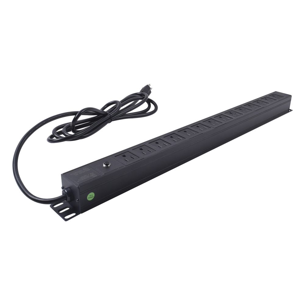 PDU Vertical 14 Tomas NEMA 5-15R 125V Monofásico Rack 650mm (25.6in) Cable 1.9m (6.2ft) LINKEDPRO BY EPCOM LP-PDU-14C-125V - Imagen 4