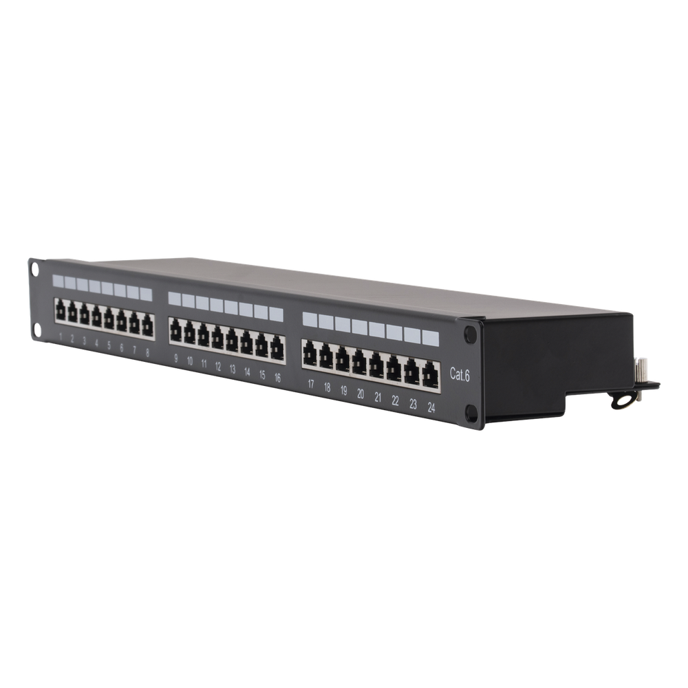 Panel de parcheo de impacto (110) Blindado (STP) de 24 puertos Cat6, 19in LINKEDPRO BY EPCOM - Imagen 2