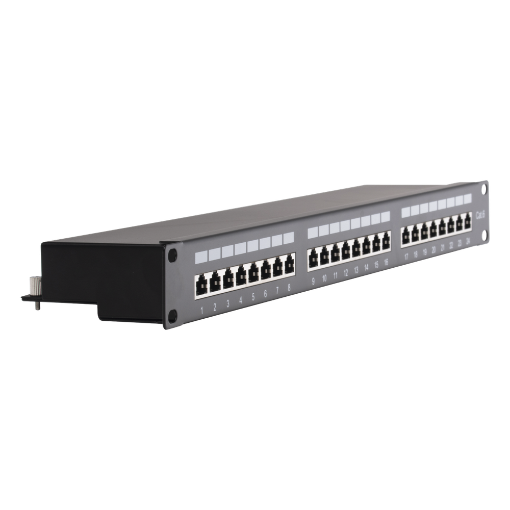 Panel de parcheo de impacto (110) Blindado (STP) de 24 puertos Cat6, 19in LINKEDPRO BY EPCOM - Imagen 3