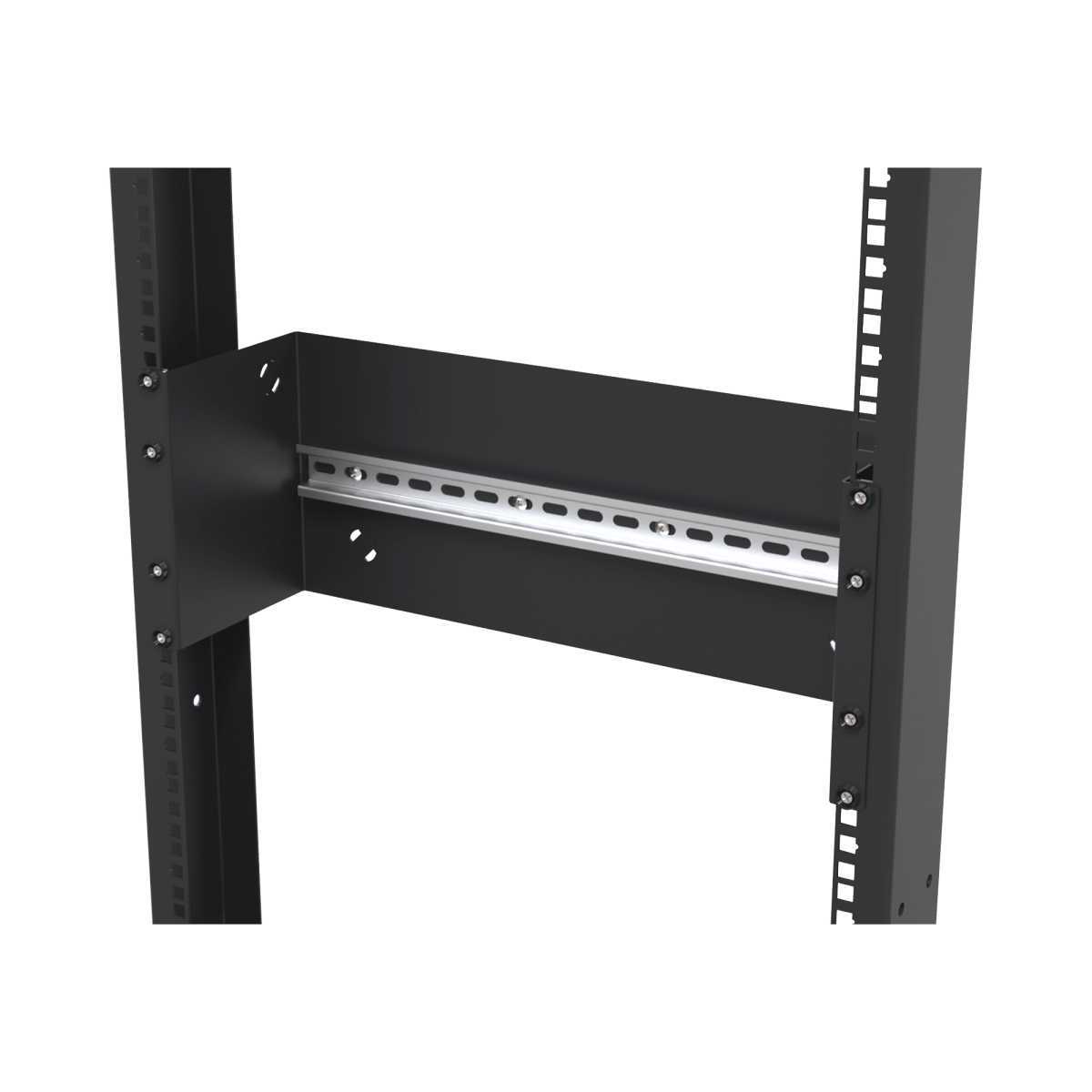 Accesorios para Racks y GabinetesLINKEDPRO BY EPCOMLP-RDM-4URiel DIN 35mm Montaje Rack 19" 4UR Estándar EN 50022 LINKEDPRO LP - RDM - 4U - SILYMX